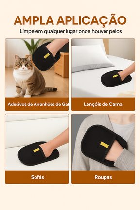 Luva Removedora de Pelos Reutilizável Miauzy™